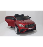 Autic Mercedes 4x4 - Auto na akumulator - kožna sedištima - meke gumama - Crveni